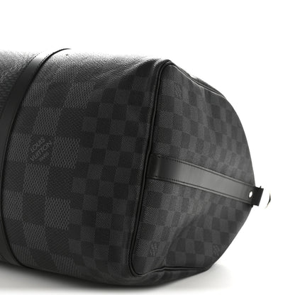 Louis Vuitton Damier Graphite 3D Keepall Bandouliere 50 8 of 12
