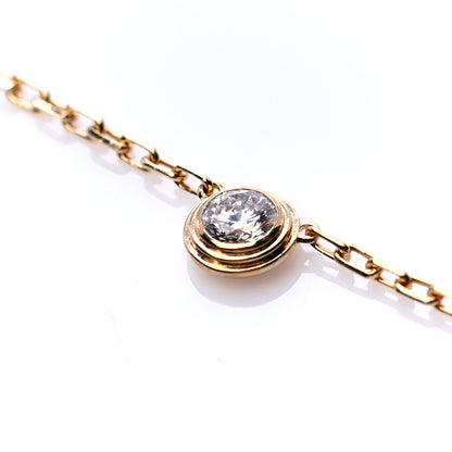 Cartier 18K Yellow Gold Diamond SM D'Amour Pendant Necklace 4 of 5