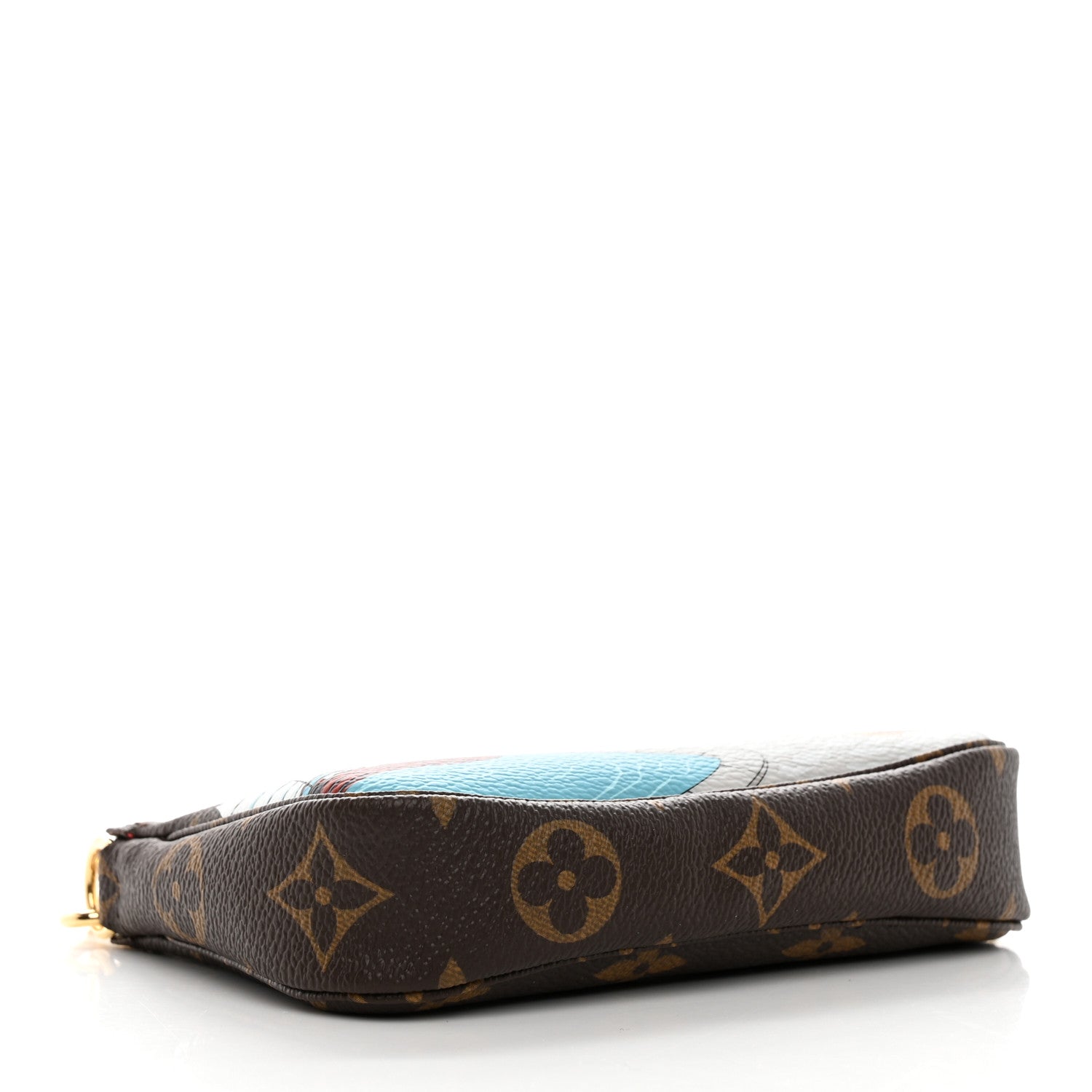 Louis Vuitton Monogram 2022 Christmas Animation Mini Pochette Accessories Red 4 of 8