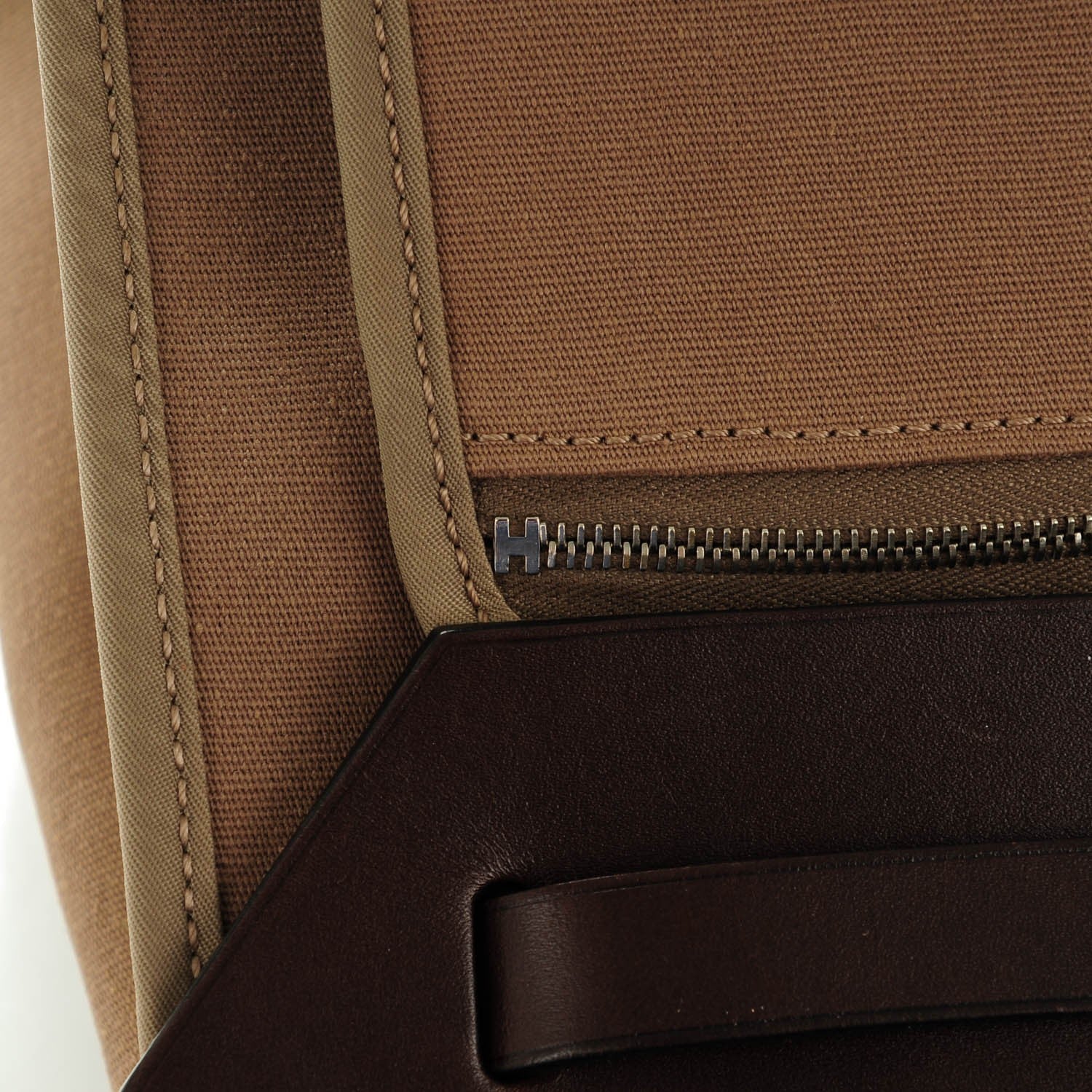 Hermes Toile Vache Hunter Herbag Zip 39 MM Etoupe Ebene 12 of 12
