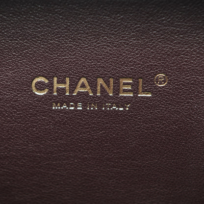 Chanel Caviar Quilted Small CC Filigree Vanity Case Beige Black 8 of 9