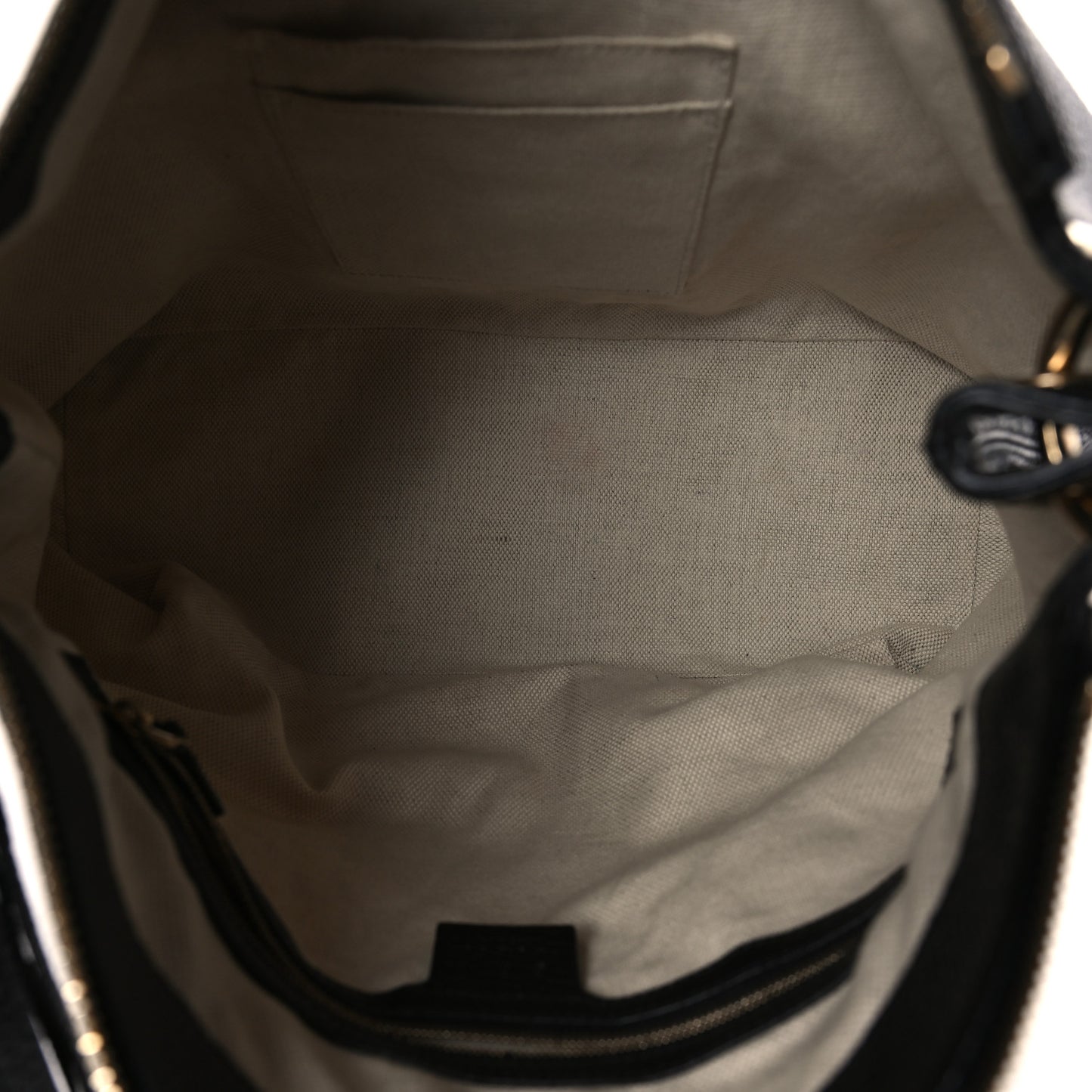 Pebbled Calfskin Large Soho Hobo Black