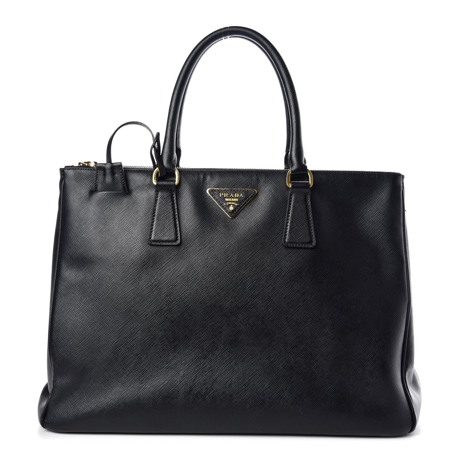 Prada Saffiano Medium Galleria Double Zip Tote Black 1 of 16