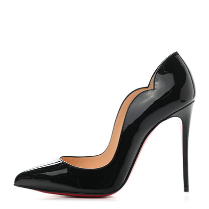 Christian Louboutin Patent Hot Chick 100 Pumps 37 Black 1 of 7