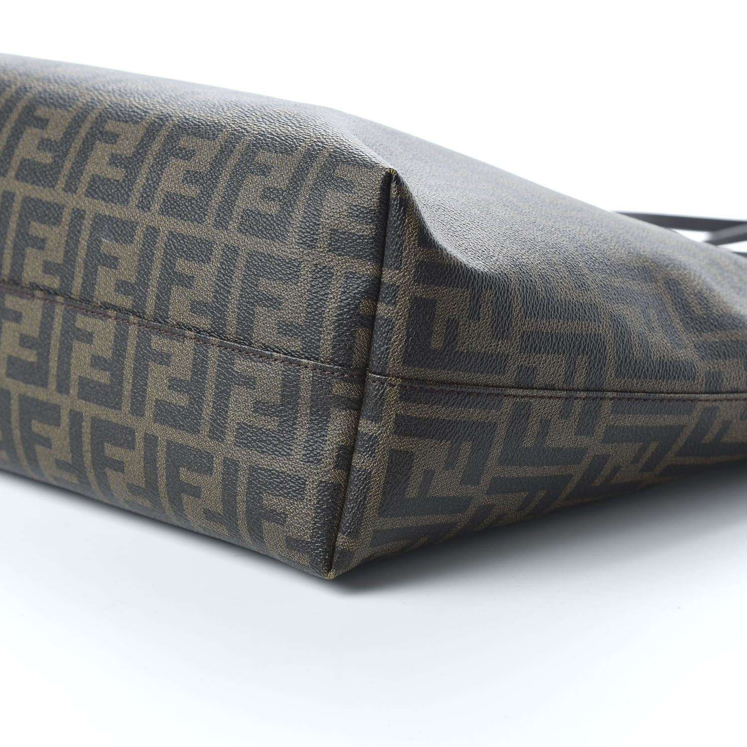 Fendi Zucca Spalmati Medium Roll Tote Tobacco Moro 6 of 10