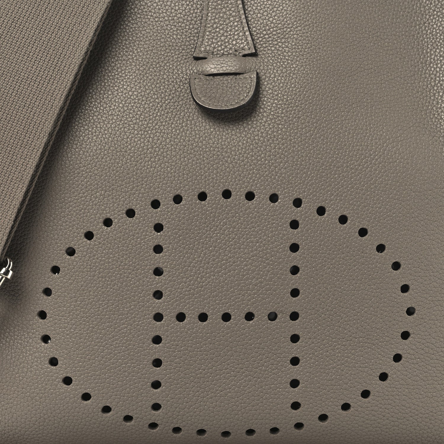 Hermes Taurillon Clemence EVELYNE III PM Gris Asphalte 8 of 12
