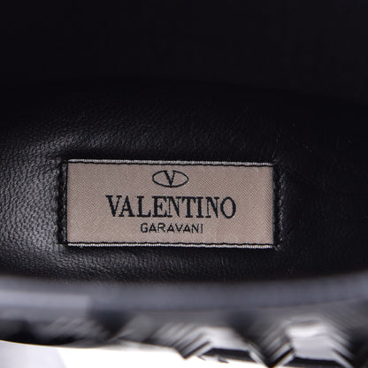 Valentino Garavani Rubber Rockstud Short Rainboots 37 Black 6 of 8