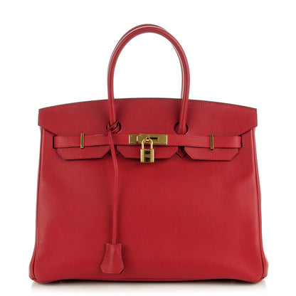 Hermes Epsom Birkin 35 Rouge Casaque 1 of 21