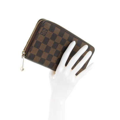 Louis Vuitton Damier Ebene Zippy Wallet 2 of 8