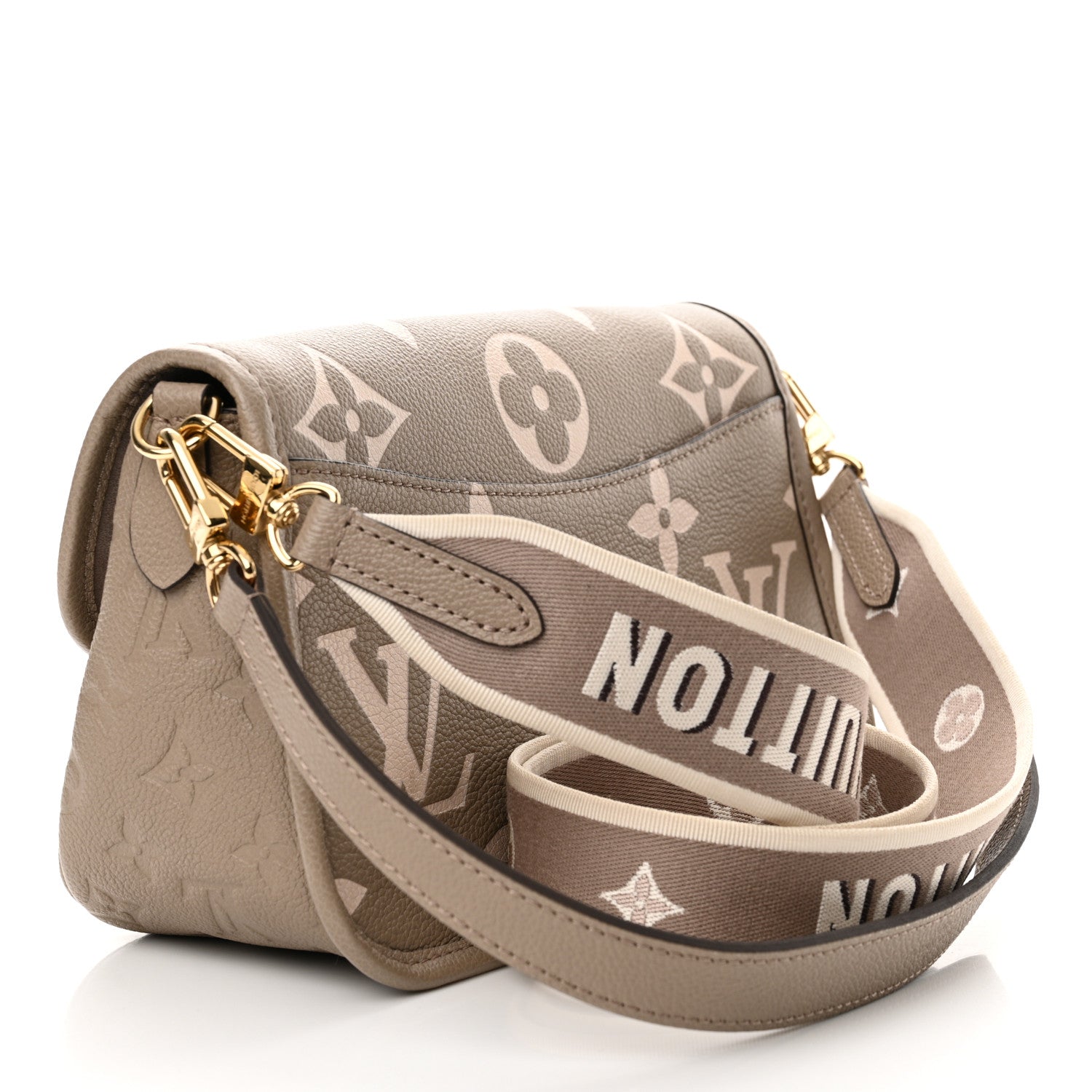 Louis Vuitton Empreinte Monogram Giant Diane Tourterelle Creme 3 of 10