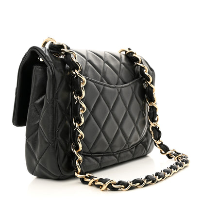 Chanel Lambskin Quilted Small Single Flap Black 3 of 13