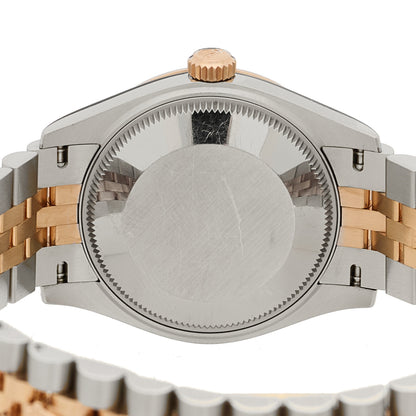 Rolex Stainless Steel 18K Everose Gold Diamond 31mm Oyster Perpetual Datejust Watch Chocolate 278271 4 of 5