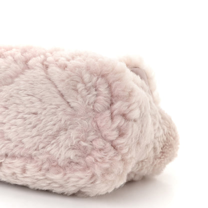 Chanel Shearling Sheepskin Medium Chanel 19 Flap Light Pink 10 of 10
