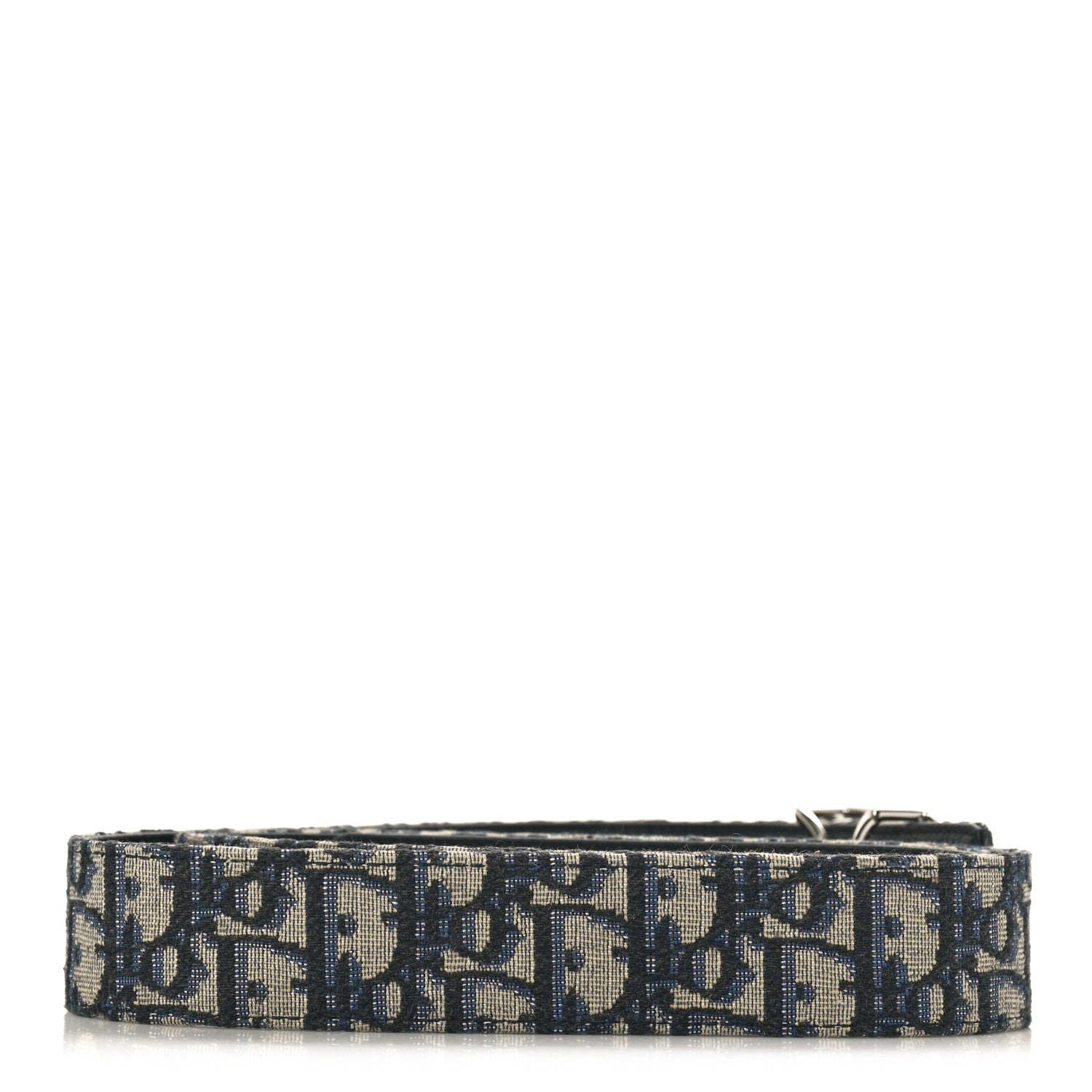 Christian Dior Oblique 30 Montaigne 35mm Belt 85 34 Blue 2 of 4