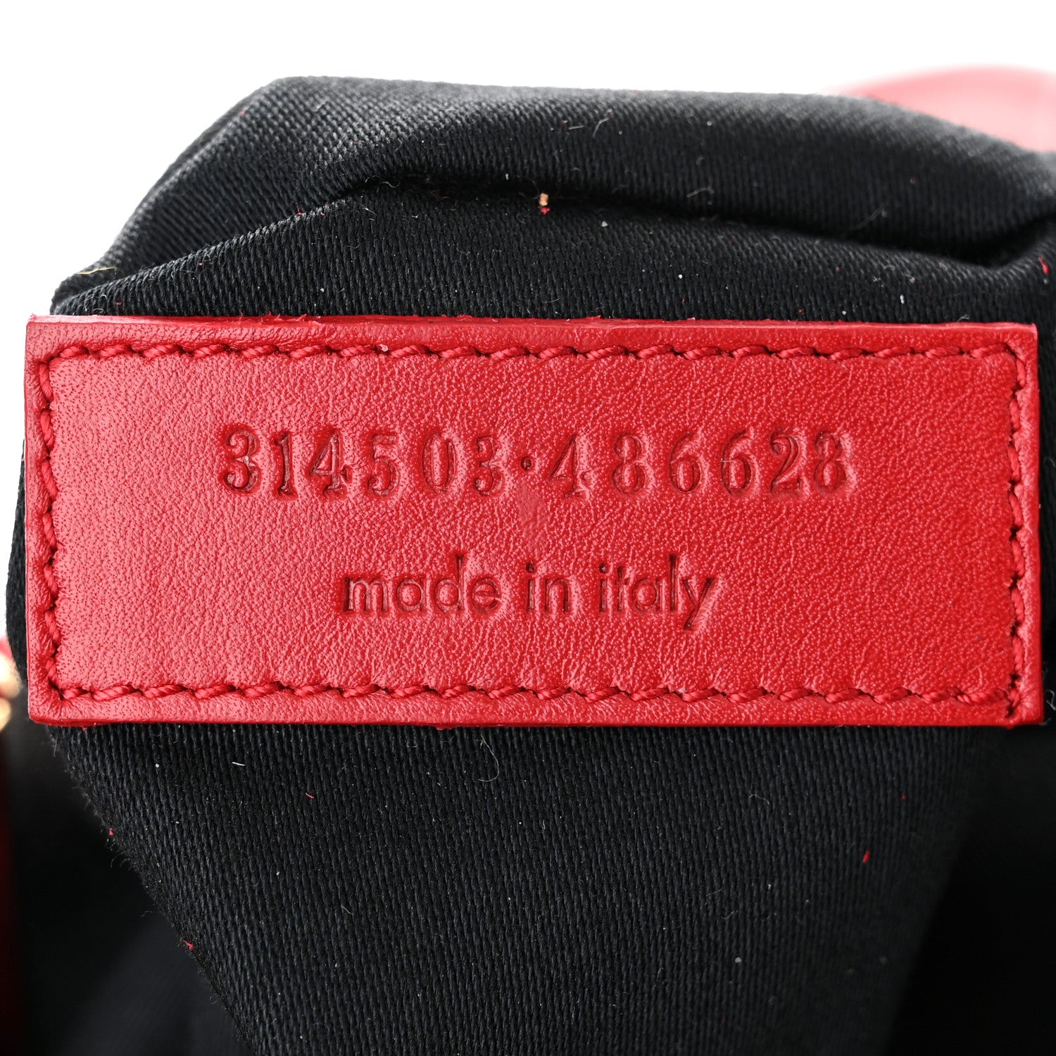 Saint Laurent Calfskin Classic Duffle 12 Bag Red 7 of 10