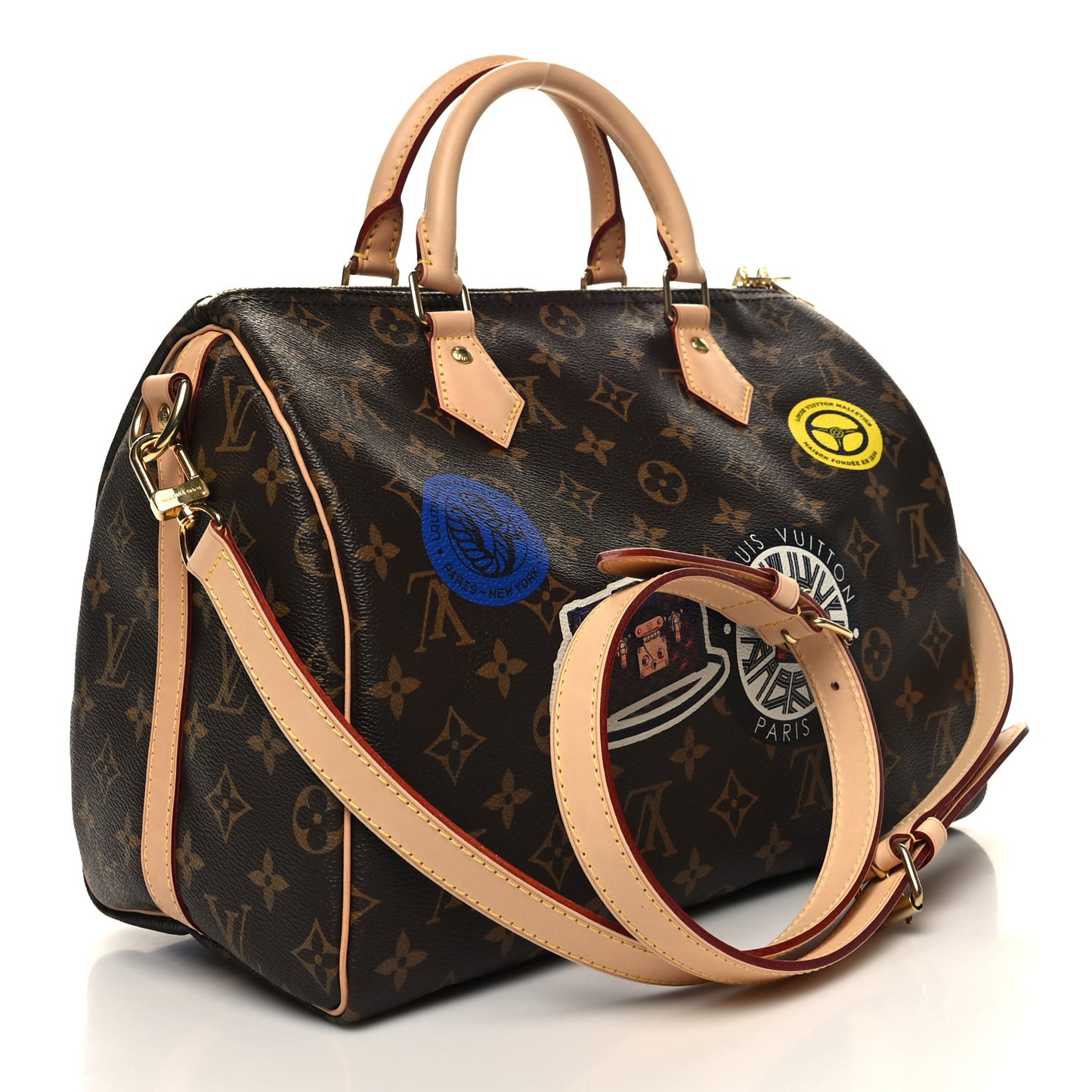 Monogram World Tour Speedy Bandouliere 30