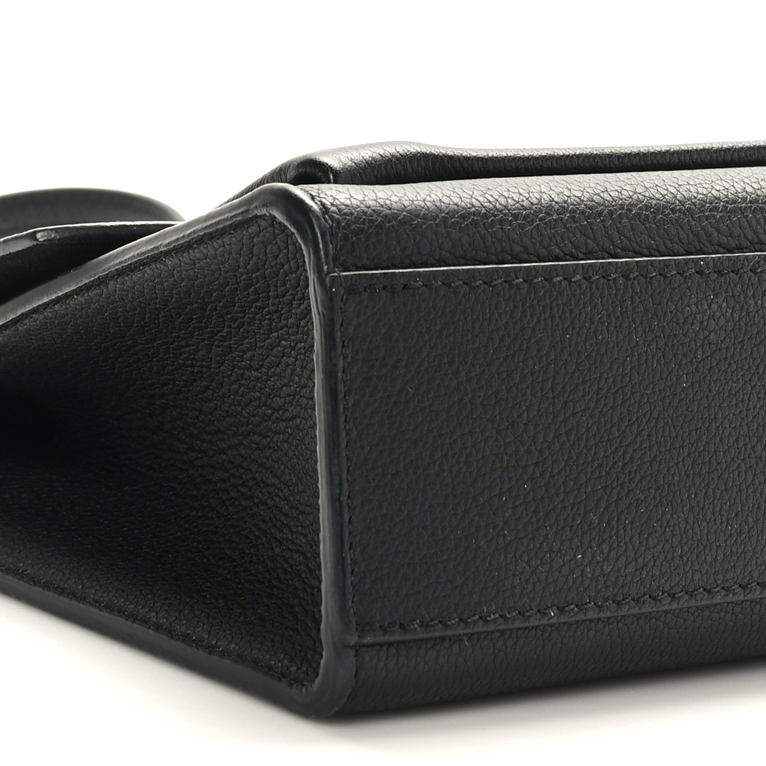 Louis Vuitton Soft Calfskin Mylockme Chain Bag BB Black 7 of 8