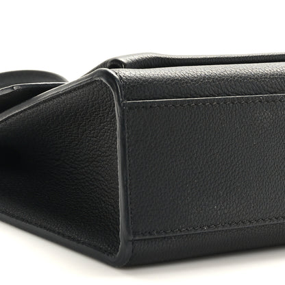Louis Vuitton Soft Calfskin Mylockme Chain Bag BB Black 7 of 8