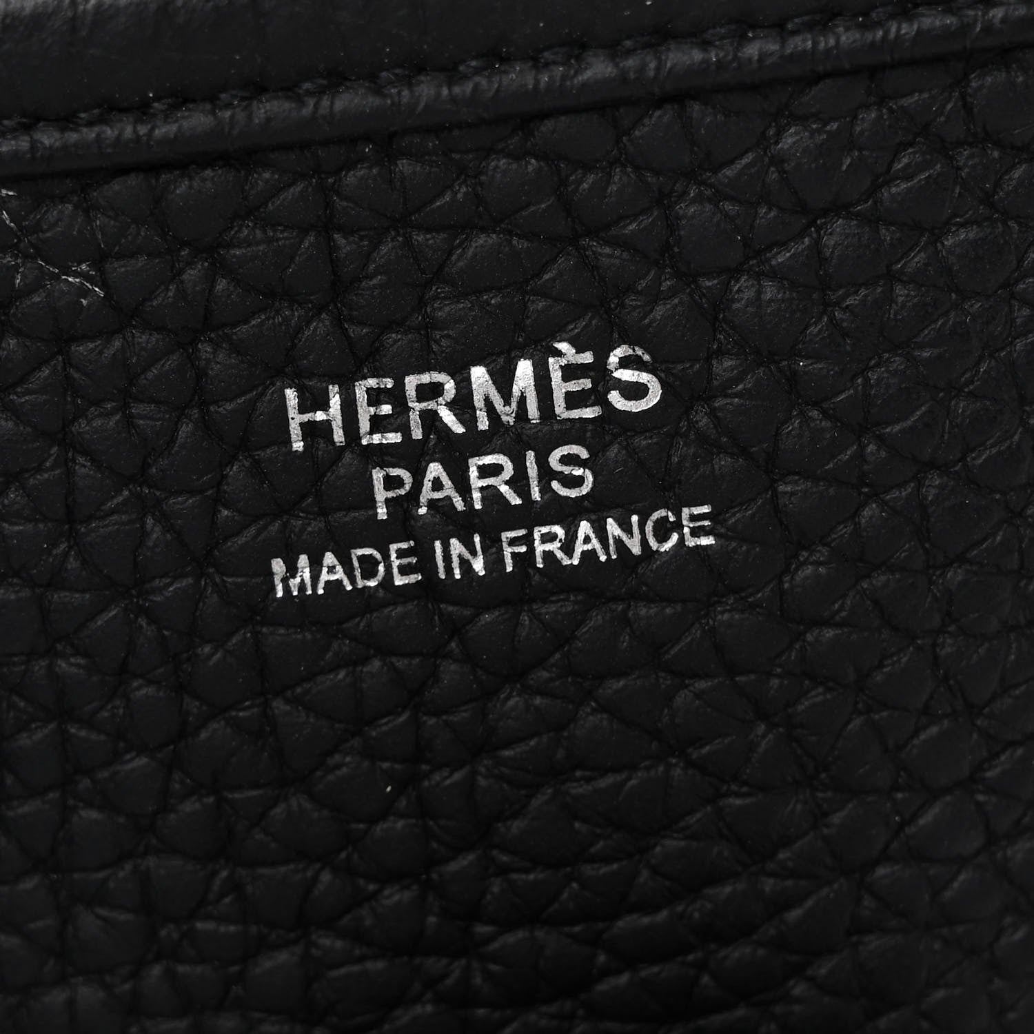 Hermes Taurillon Clemence Evelyne III PM Black 6 of 12