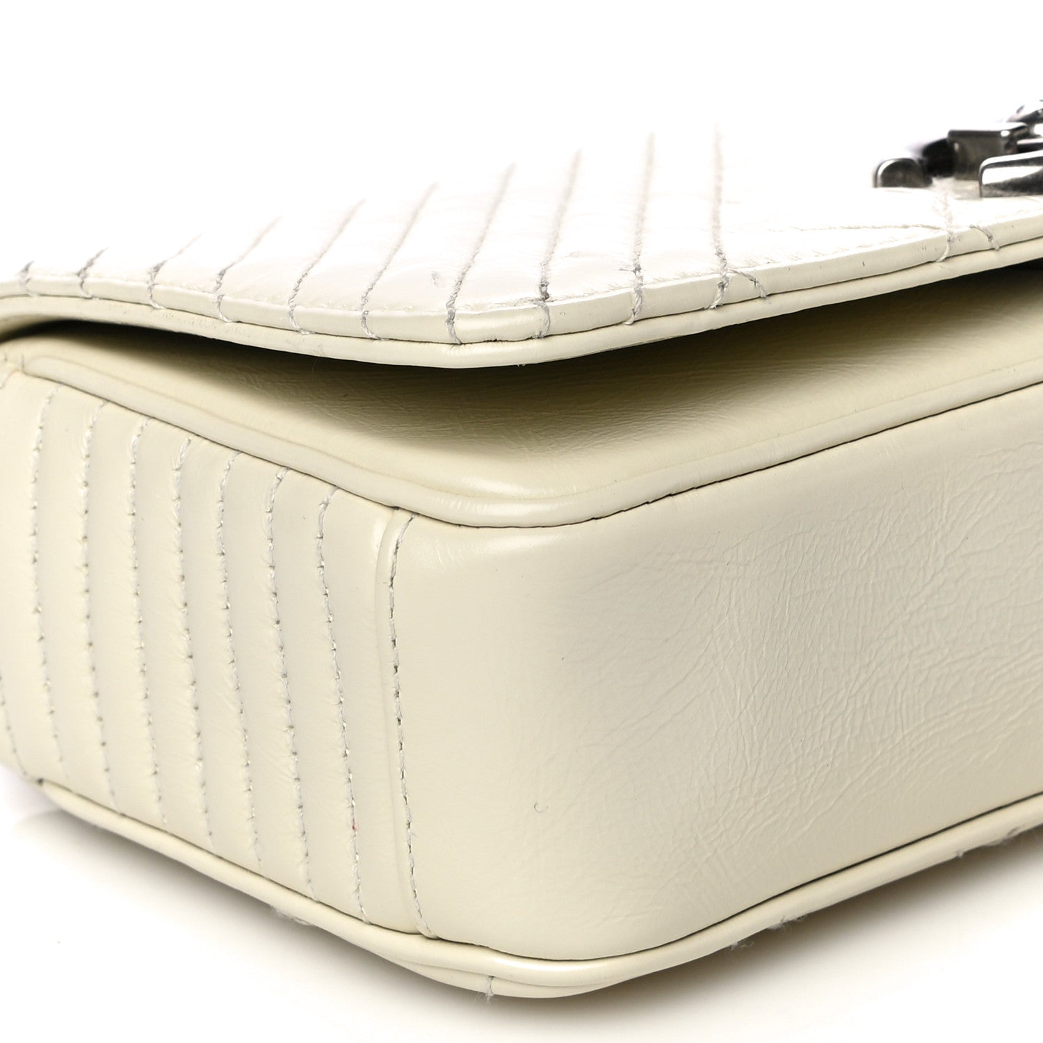 Chanel Glazed Calfskin Quilted Small Coco Boy Flap White 13 of 15