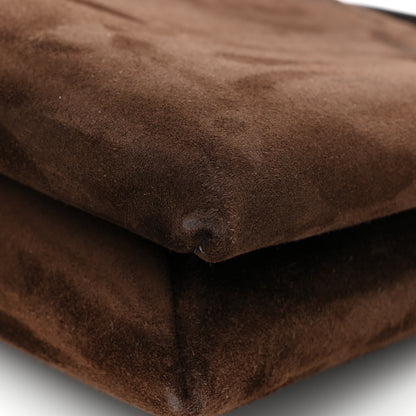 The Row Suede Calfskin Mini Nu Twin Bag Mocha 11 of 13