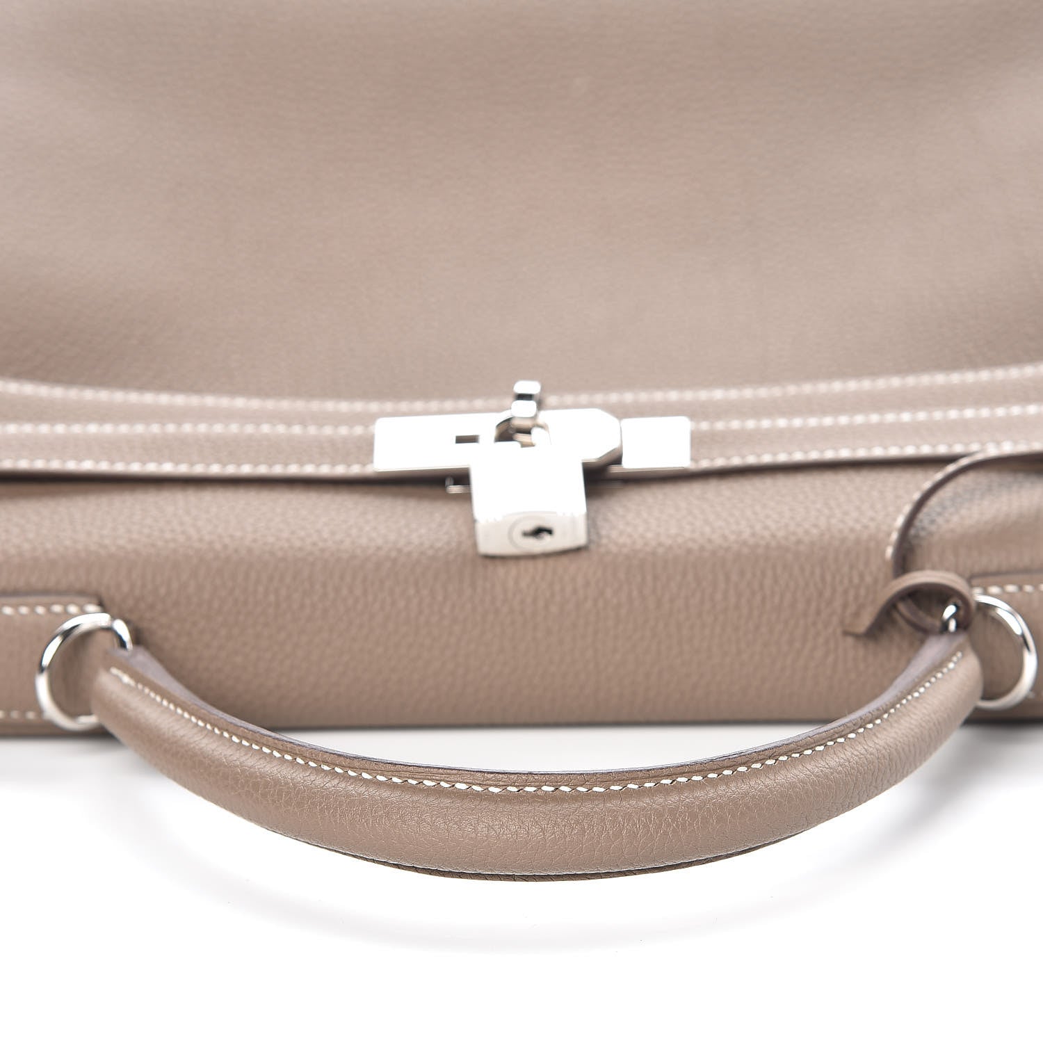 Hermes Togo Kelly Retourne 32 Etoupe 13 of 34