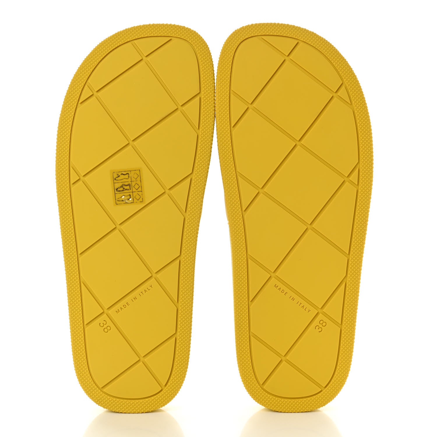 Bottega Veneta Rubber The Slider Sandals 38 Buttercup 5 of 7