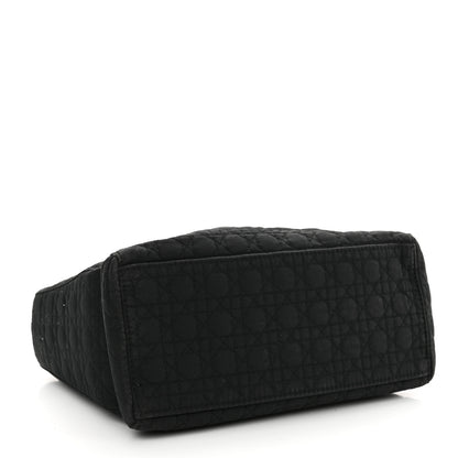 Christian Dior Nylon Cannage Medium Lady Dior Black 4 of 17