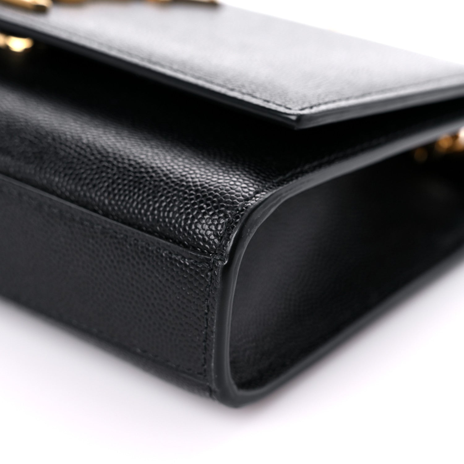 Saint Laurent Grain De Poudre Small Monogram Kate Satchel Black 8 of 12