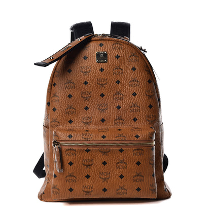 MCM Visetos Medium Stark Backpack Cognac 1 of 10