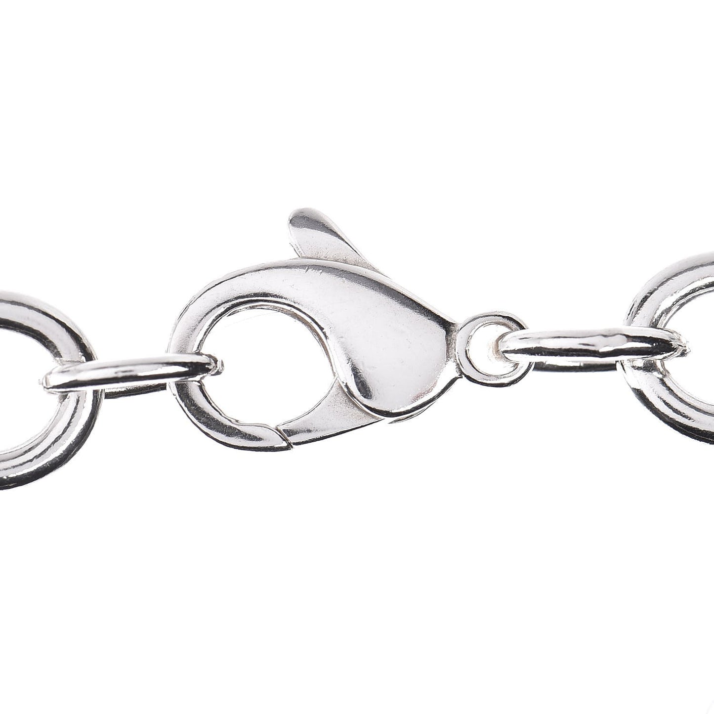 Sterling Silver Heart Tag Necklace
