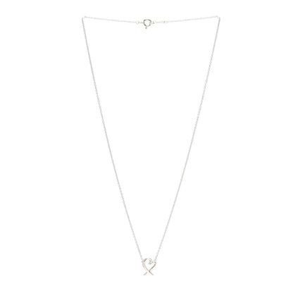 Tiffany Sterling Silver Mini Paloma Picasso Loving Heart Pendant Necklace 3 of 5