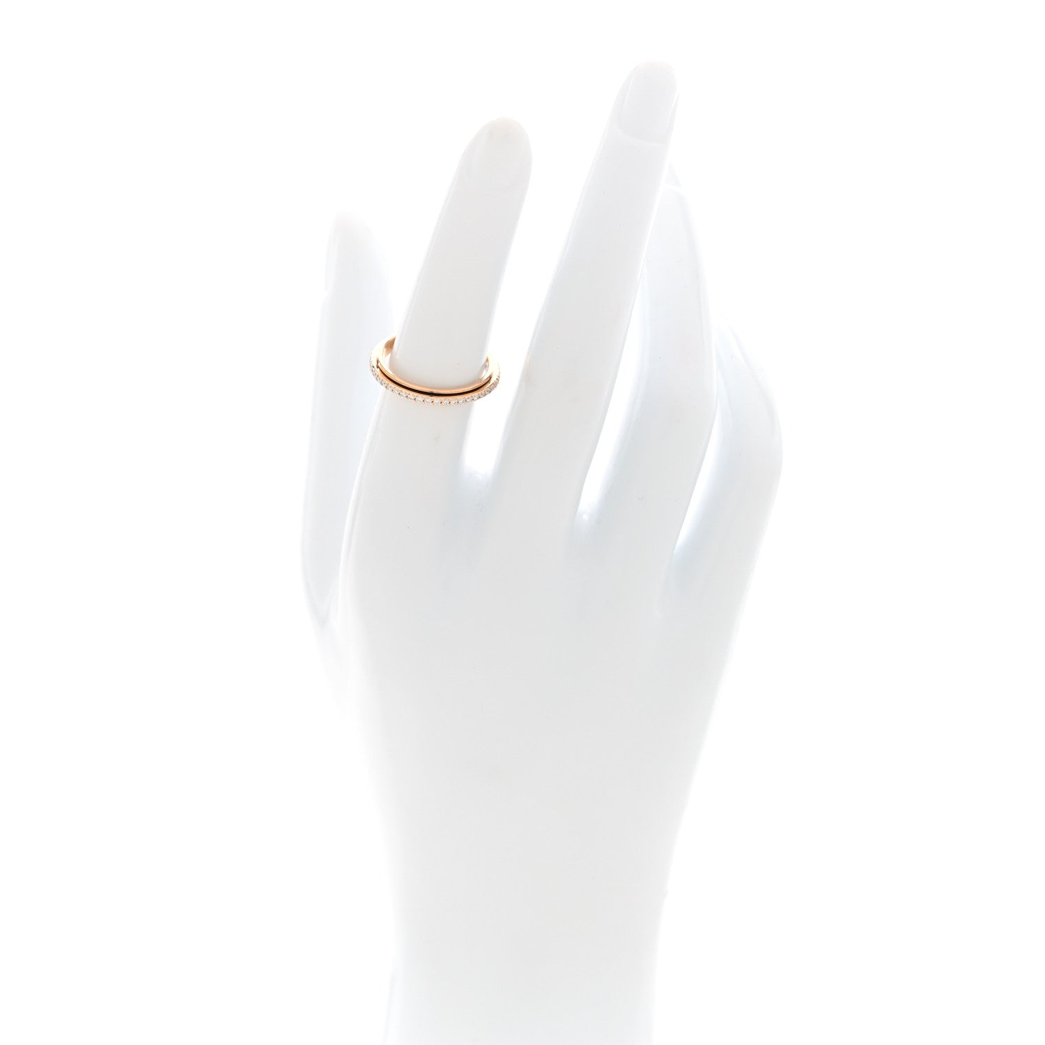 Piaget 18K Rose Gold Diamond .25ctw Possession Wedding Band Ring 52 6 2 of 6