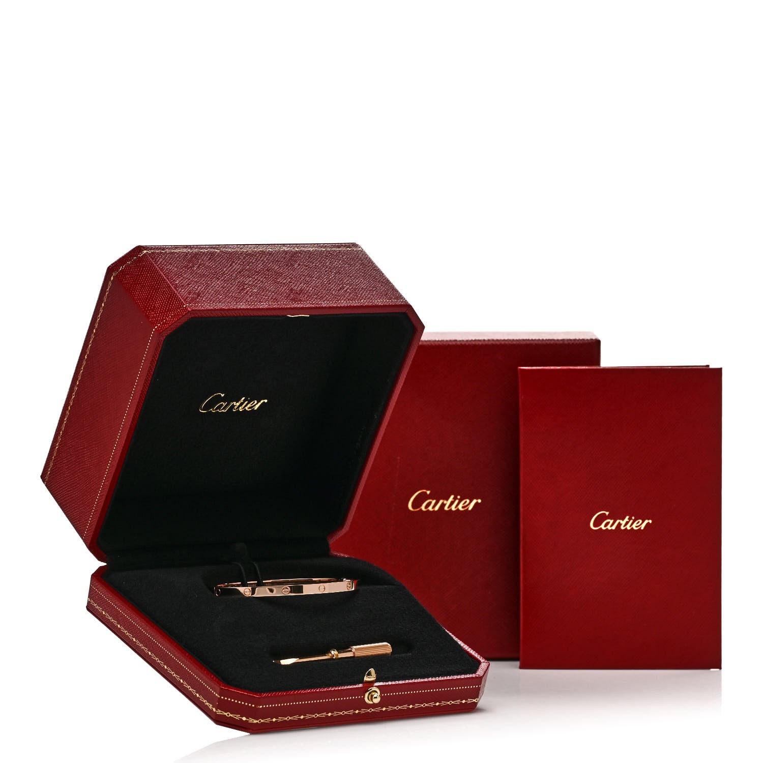 Cartier 18K Pink Gold Small LOVE Bracelet 17 9 of 9
