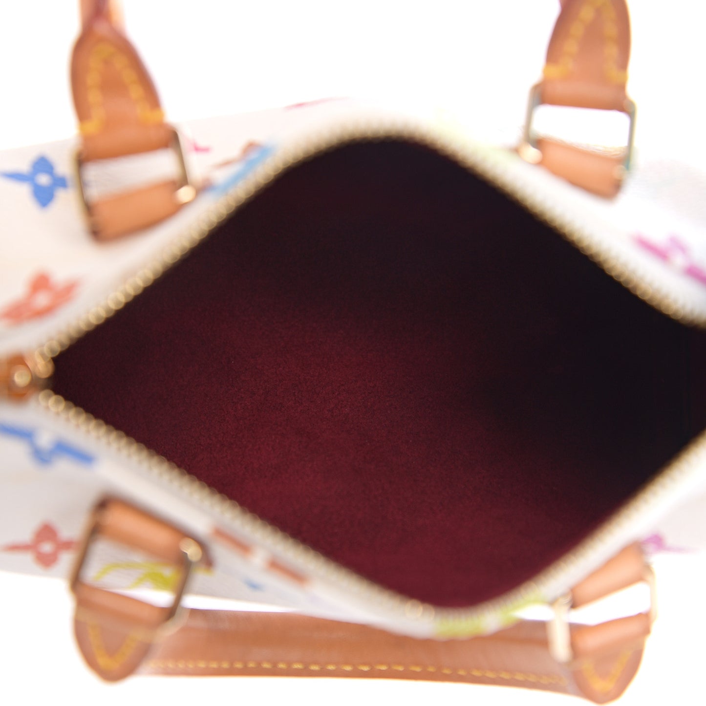 Monogram Multicolor Mini Sac HL Speedy White