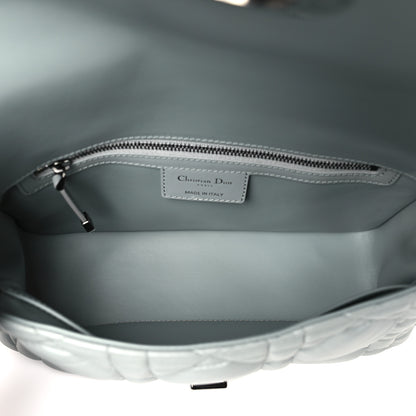 Christian Dior Calfskin Macrocannage Medium Caro Bag Iron Grey 5 of 10
