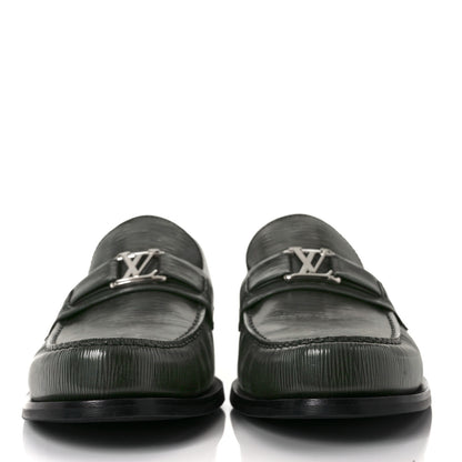 Louis Vuitton Epi Mens Major Loafers 8 Green 2 of 8