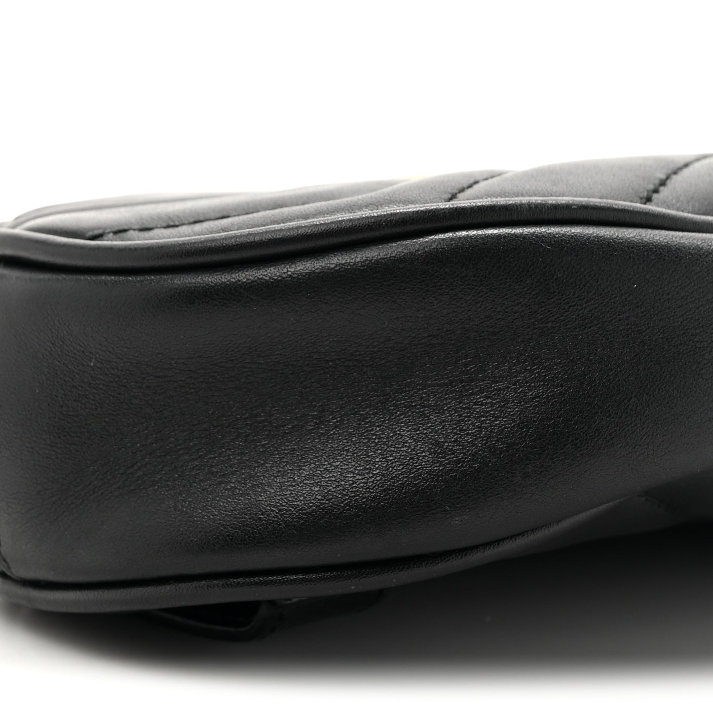 Calfskin Matelasse GG Marmont Belt Bag 65 Black