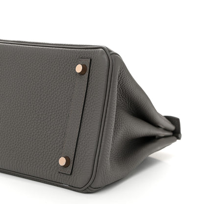 Hermes Togo Birkin 30 Etain 10 of 11