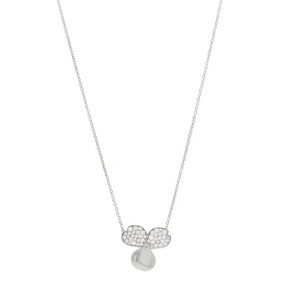 Tiffany Platinum Diamond Paper Flowers Pendant Necklace 1 of 10