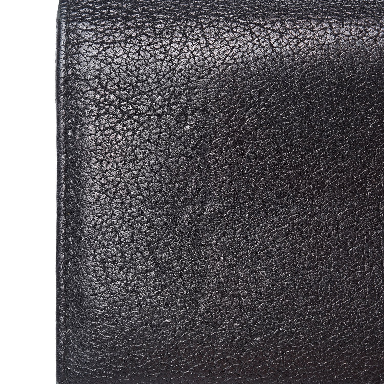 Balenciaga Chevre Gold Metallic Edge Hardware Money Wallet Black 11 of 13