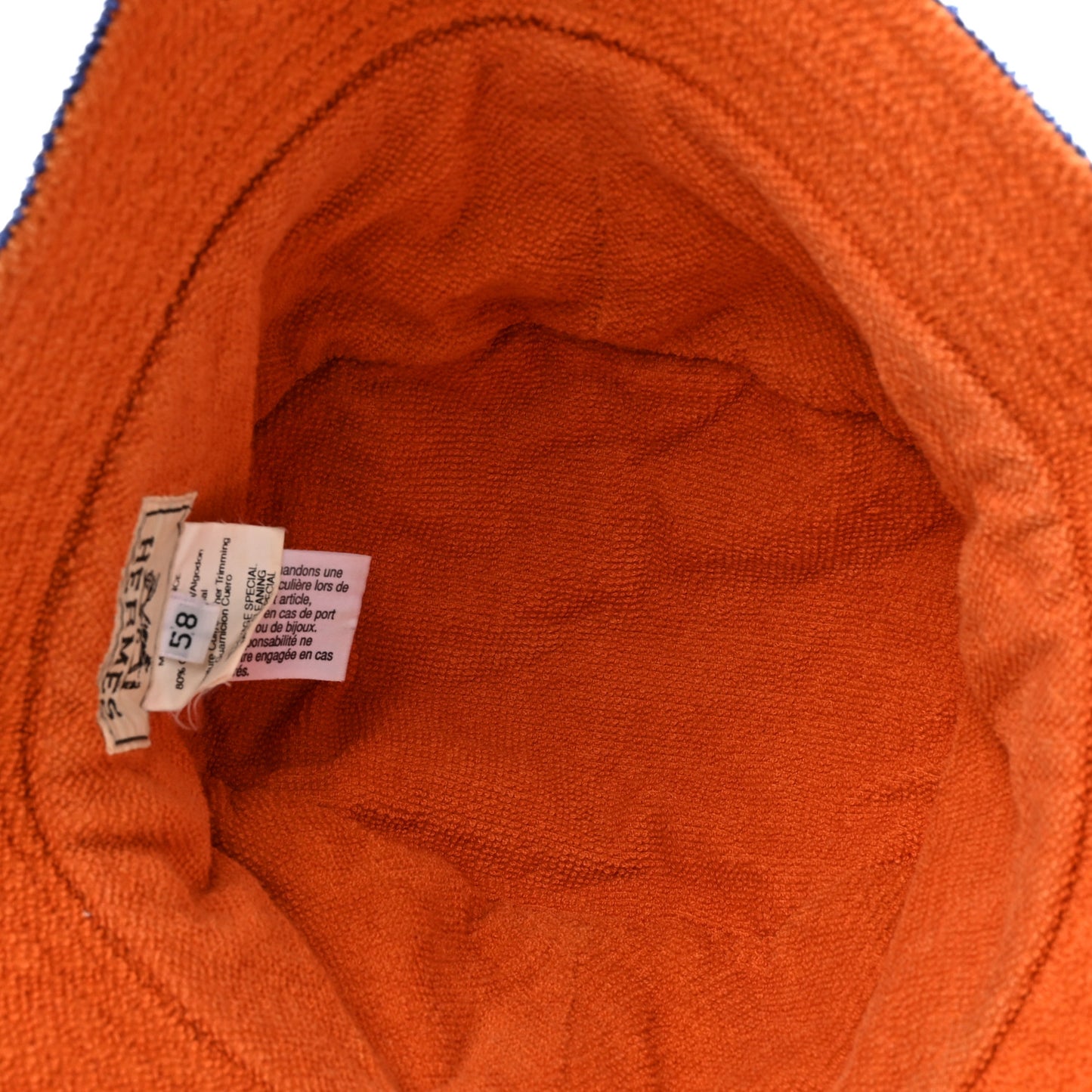 Cotton Terry Bucket Hat 58