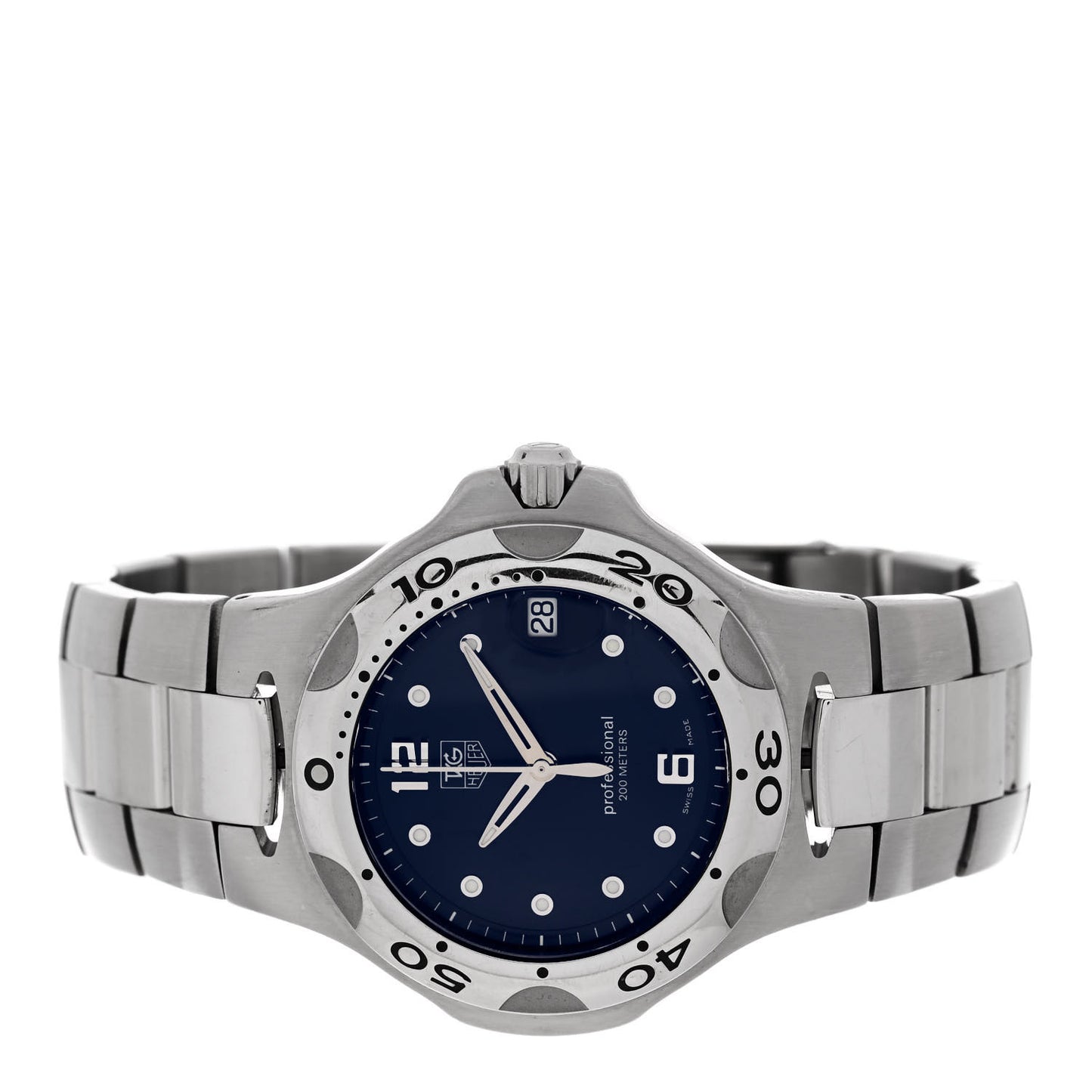 Stainless Steel 39mm Kirium Quartz Watch Blue WL111F