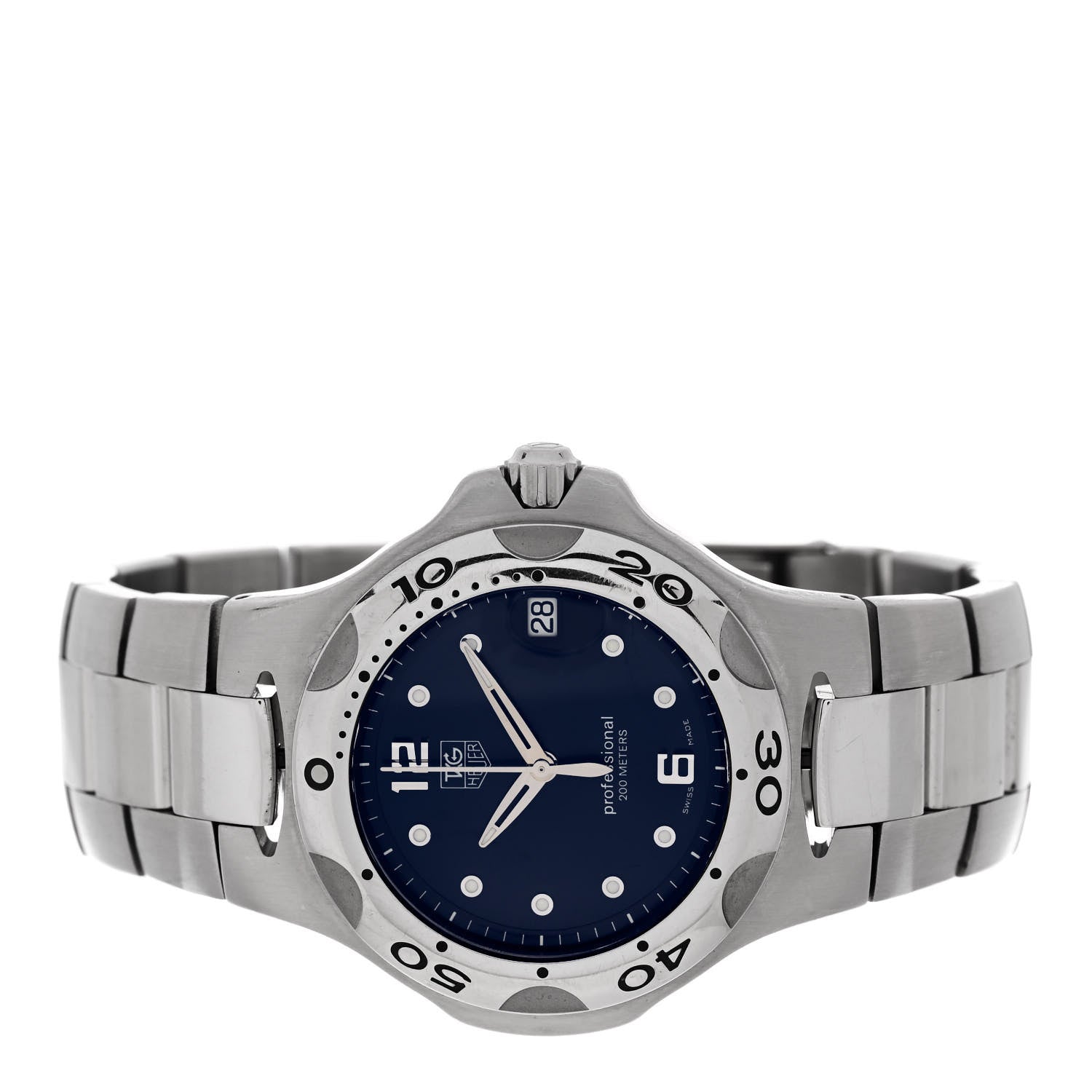 Tag Heuer Stainless Steel 39mm Kirium Quartz Watch Blue WL111F 2 of 4
