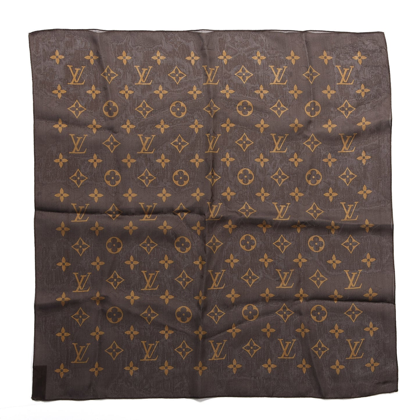 Silk Monogram Uniformes Pocket Square