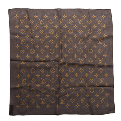 Louis Vuitton Silk Monogram Uniformes Pocket Square 1 of 3
