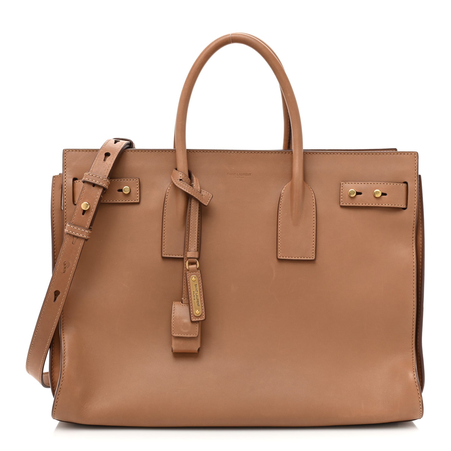 Smooth Calfskin Medium Supple Sac De Jour Brown