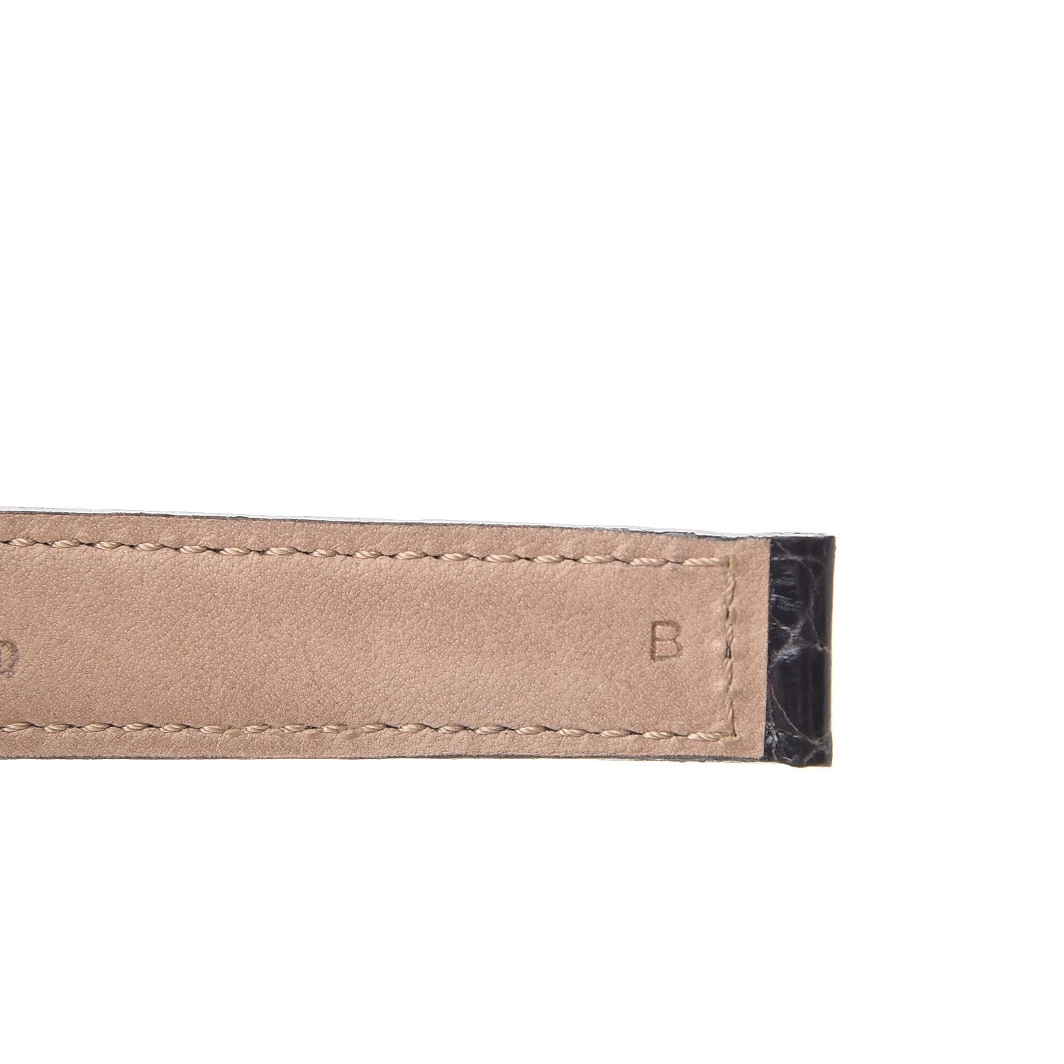 Cartier Alligator 16mm Deployant Watch Strap Navy Blue 7 of 7