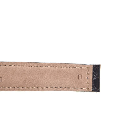Cartier Alligator 16mm Deployant Watch Strap Navy Blue 7 of 7
