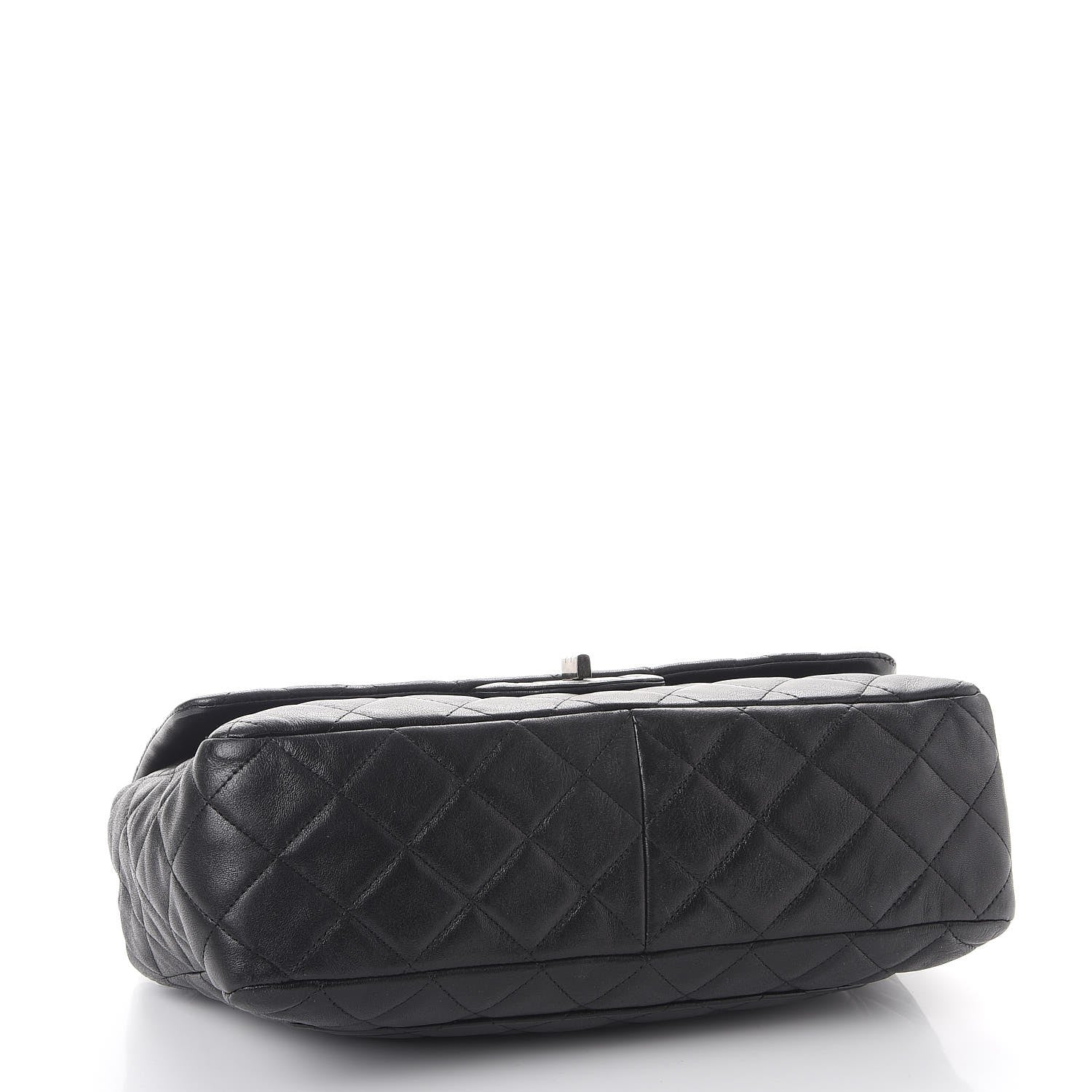 Chanel Washed Lambskin Quilted Jumbo Hybrid Reissue Flap Black 4 of 9